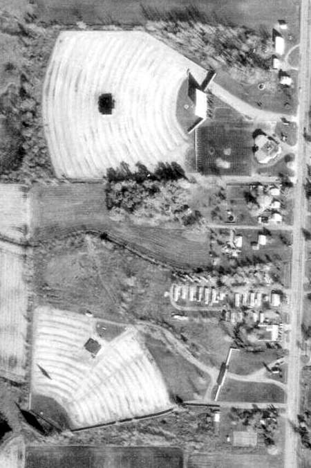 Bel-Aire Twin Drive In - Denniston-Bel Aire Aerial 10-24-81